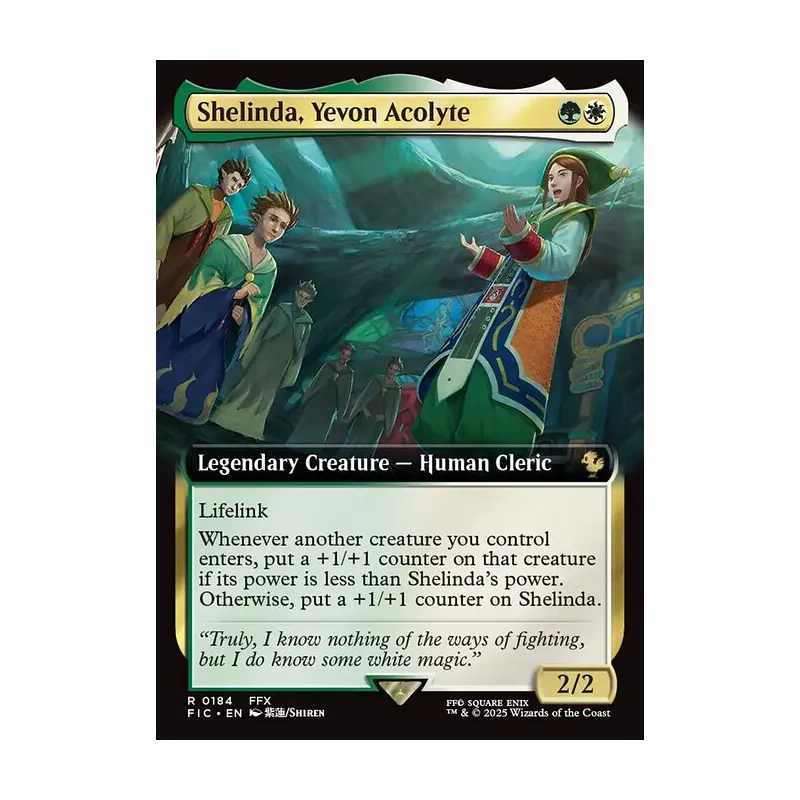 Shelinda, Yevon Acolyte (Extended Art) - Final Fantasy Commander (Near Mint)