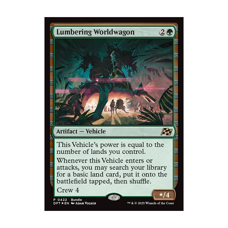 Lumbering Worldwagon (DFT Bundle) - Aetherdrift (Foil Near Mint)