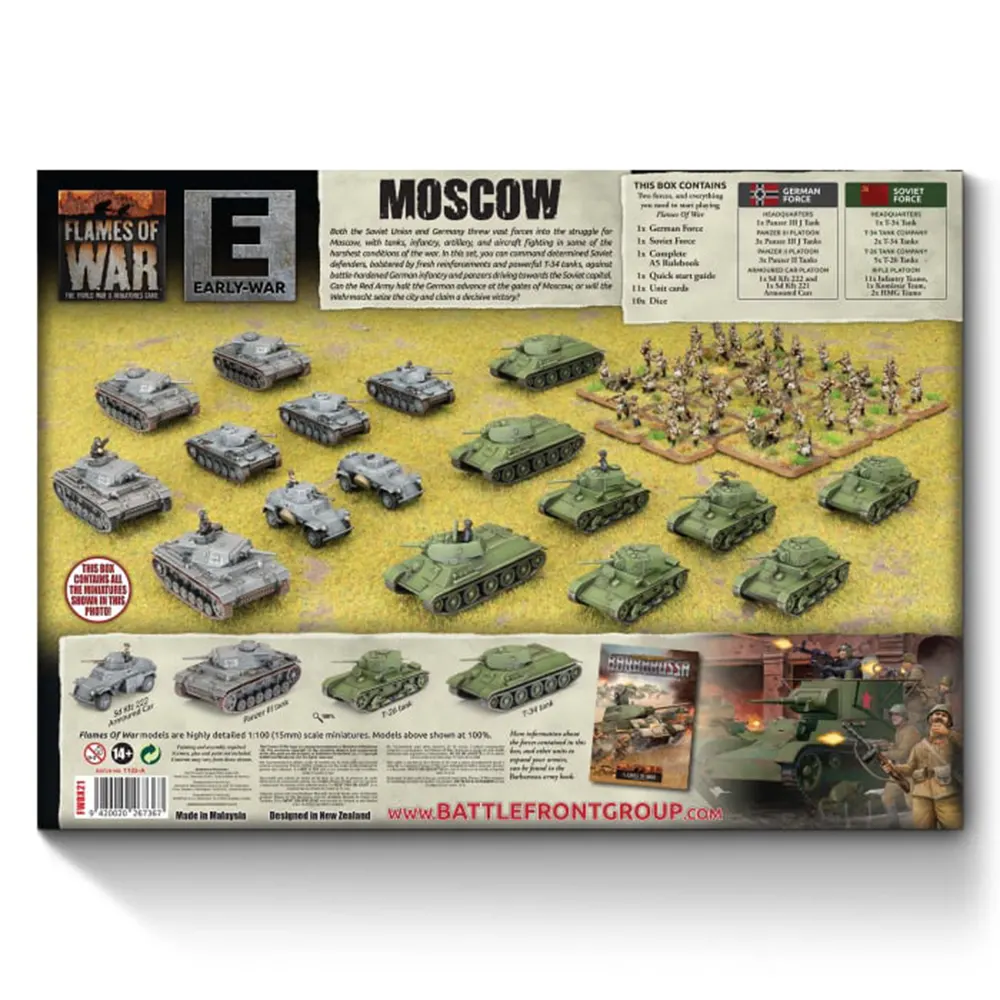 Flames of War WW2: Moscow Starter Set - German vs Soviet (Preorder)
