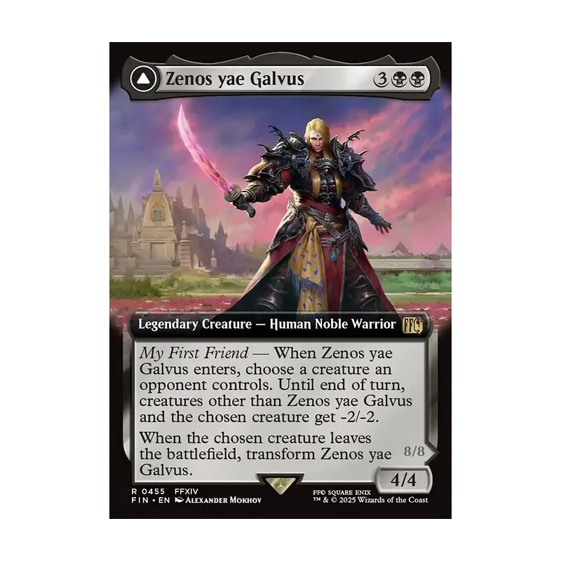 Zenos yae Galvus // Shinryu, Transcendent Rival (Extended Art) - Final Fantasy (Near Mint)