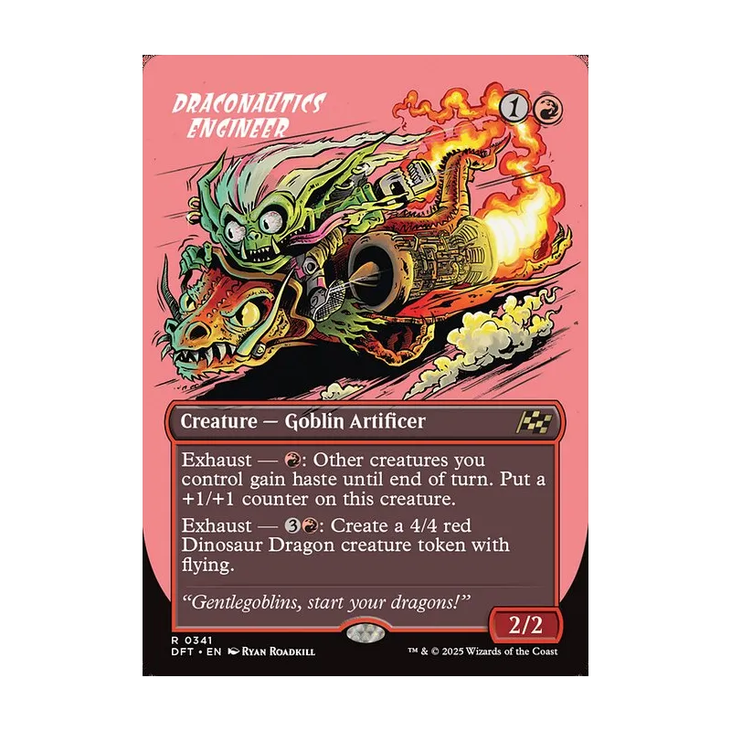 Draconautics Engineer (Borderless) - Aetherdrift (Near Mint)