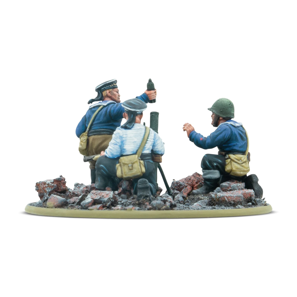 Bolt Action: Soviet Naval Brigade Medium Mortar Team (New Arrival)