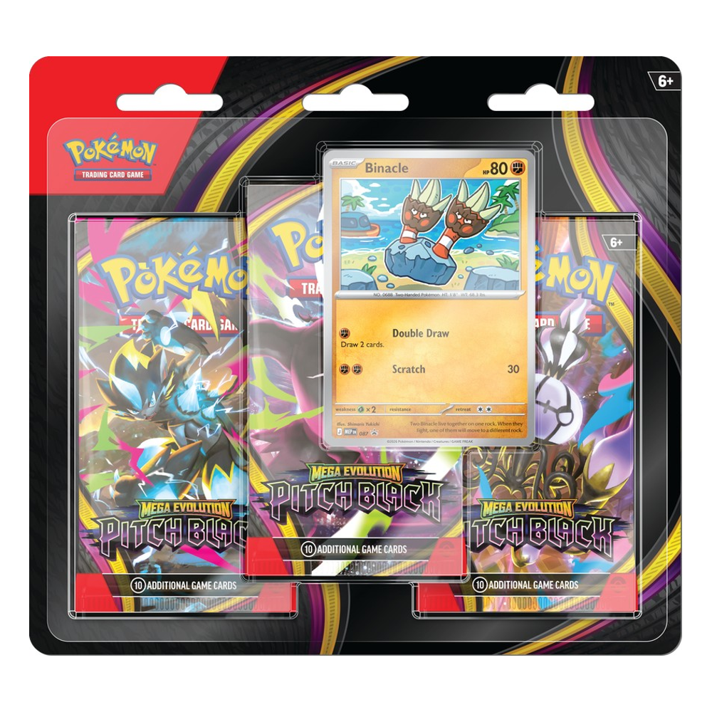 Pokemon TCG: Pitch Black - 3-Booster Blister (Binacle) (Preorder)