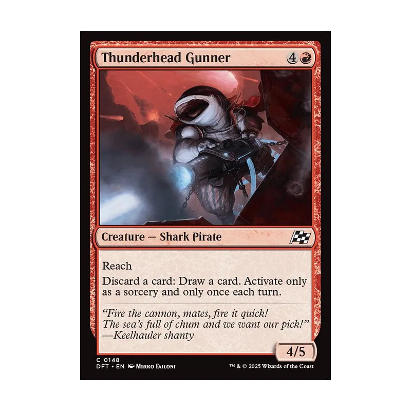 Thunderhead Gunner - Aetherdrift (Foil Near Mint)