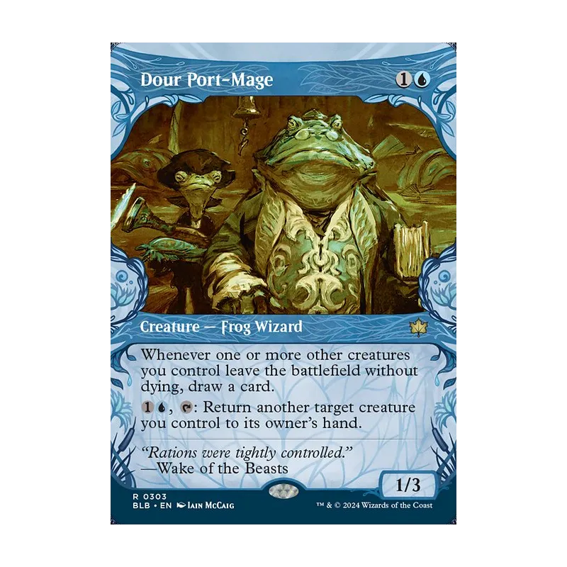 mtg bloomburrow frog cards Pond Prophet [Bloomburrow] Target creature you control deals damage equal to twice its power to target creature you dont control Mistbreath Elder