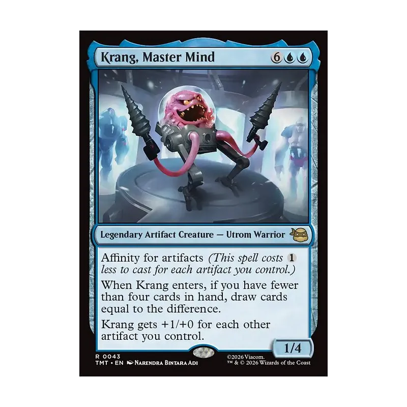 Krang, Master Mind - Teenage Mutant Ninja Turtles (Near Mint)