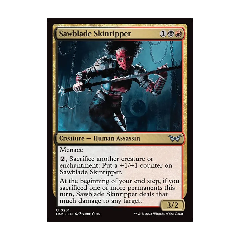 Sawblade Skinripper - Duskmourn: House of Horror (Near Mint)