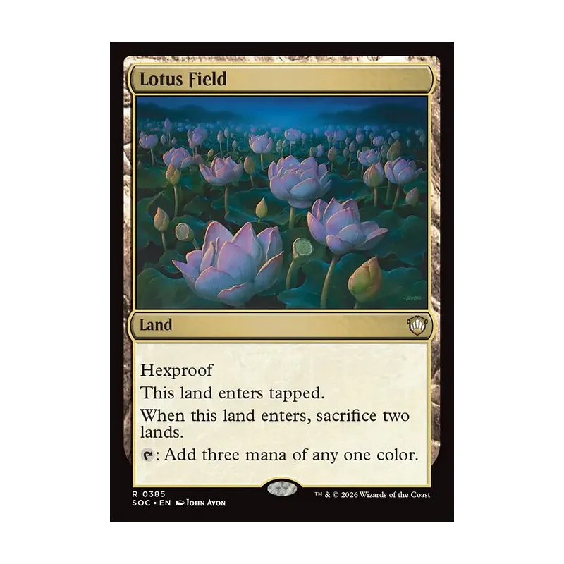 Lotus Field - Secrets of Strixhaven Commander (Near Mint)