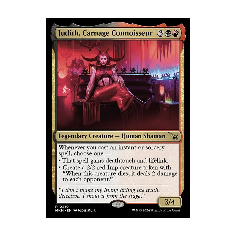 Judith, Carnage Connoisseur - Murders at Karlov Manor (Near Mint)