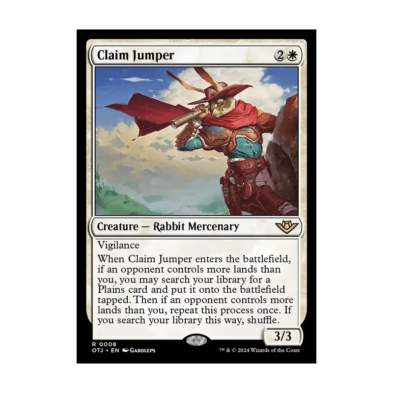 Claim Jumper - Outlaws of Thunder Junction (Near Mint)