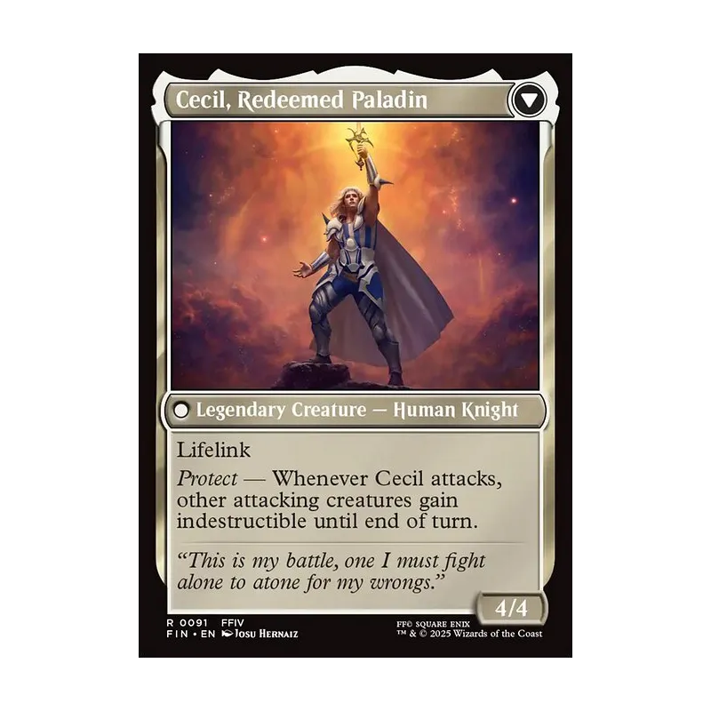 Cecil, Dark Knight // Cecil, Redeemed Paladin - Final Fantasy (Near Mint)