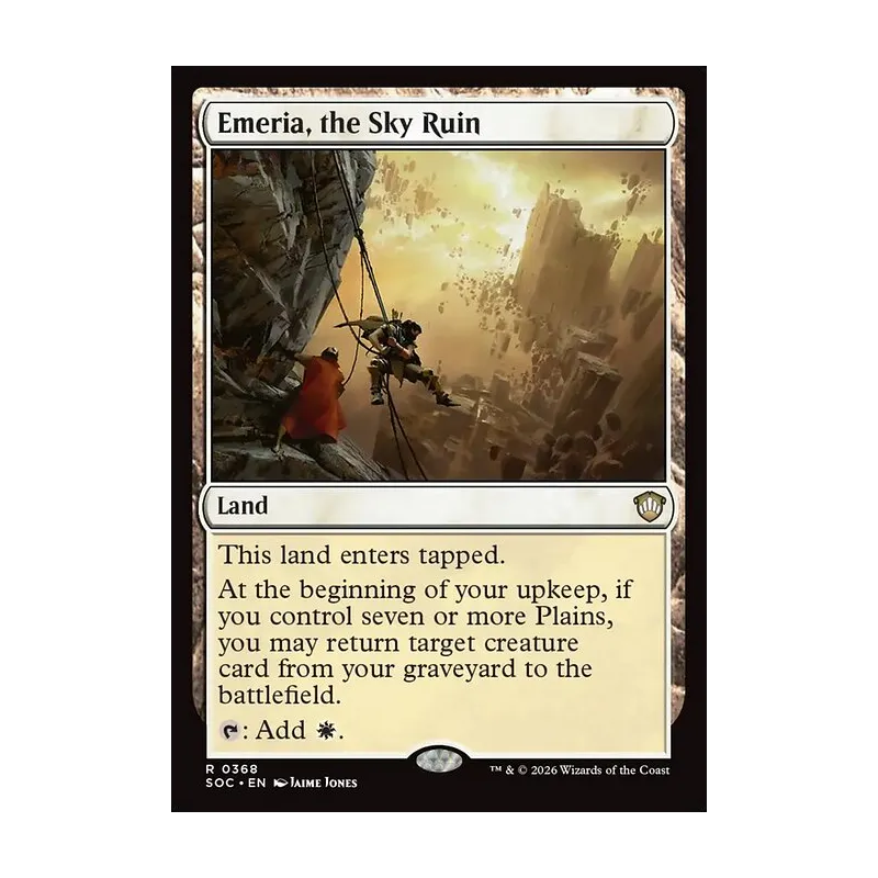 Emeria, the Sky Ruin - Secrets of Strixhaven Commander (Near Mint)