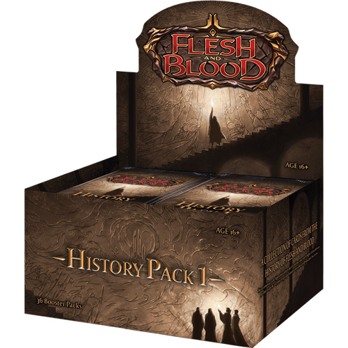 Flesh & Blood TCG: History Pack 1 - Booster Box (36) Flesh & Blood TCG: History Pack 1 - Booster Box (36)