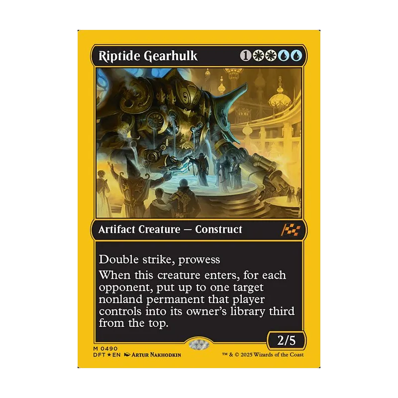 Riptide Gearhulk (First-Place Foil) - Aetherdrift (Foil Near Mint)