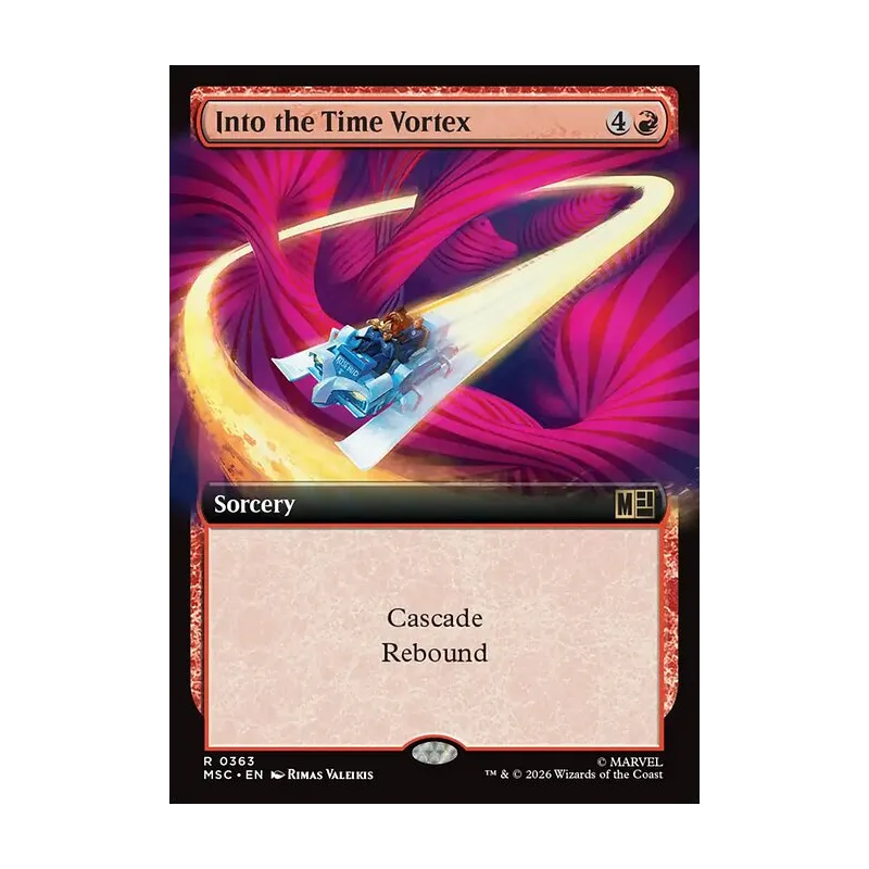 Into the Time Vortex (Extended Art) - Marvel Super Heroes Commander (Near Mint)