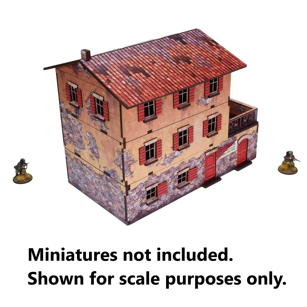 Bolt Action: Pre-Painted WW2 Italy - Large House