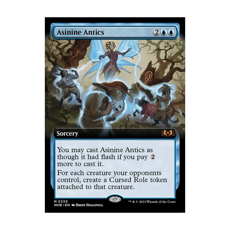 Asinine Antics (Extended Art) - Wilds of Eldraine (Near Mint)