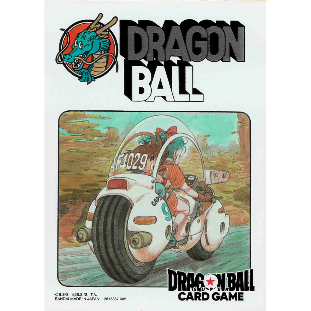 Dragon Ball Super Official Card Sleeves: Manga Collection - Bulma & Son Goku (60) (New Arrival)