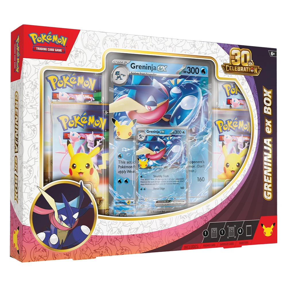 Pokemon TCG: 30th Celebration - Greninja ex Tin (Preorder)