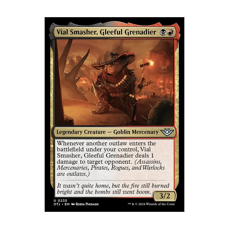 Vial Smasher, Gleeful Grenadier - Outlaws of Thunder Junction (Near Mint)