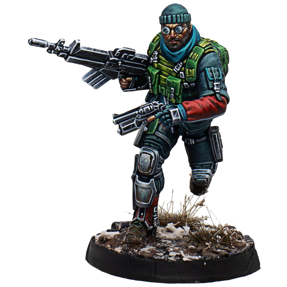 Infinity: Ariadna - Reinf. Brigadier Jacques Bruant (AP Spitfire)