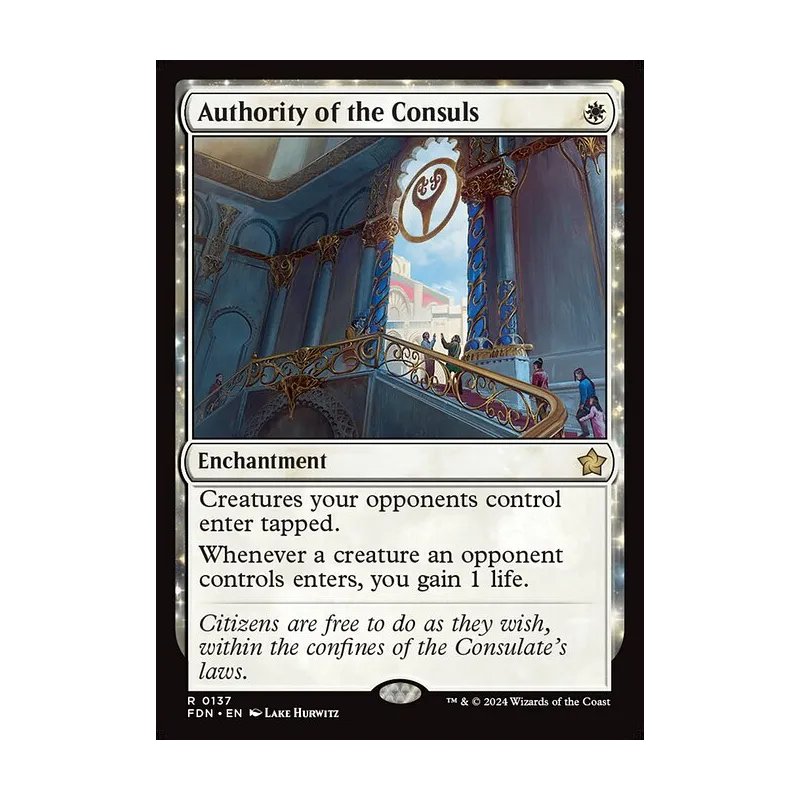 Authority of the Consuls - Foundations (Near Mint)