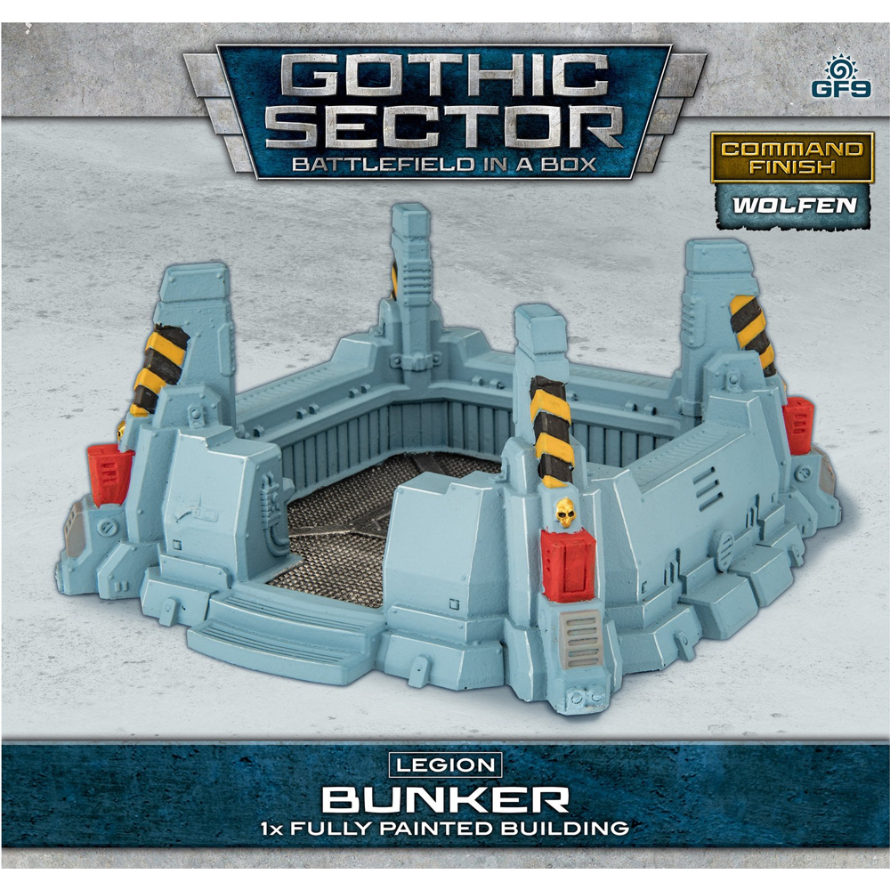 Battlefield in a Box: Gothic Sector - Legion Bunker (Command Finish Wolfen) (Preorder)