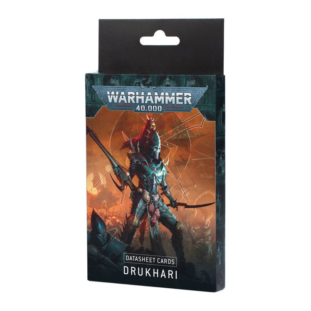 Warhammer 40K: Datasheet Cards - Drukhari (New Arrival)