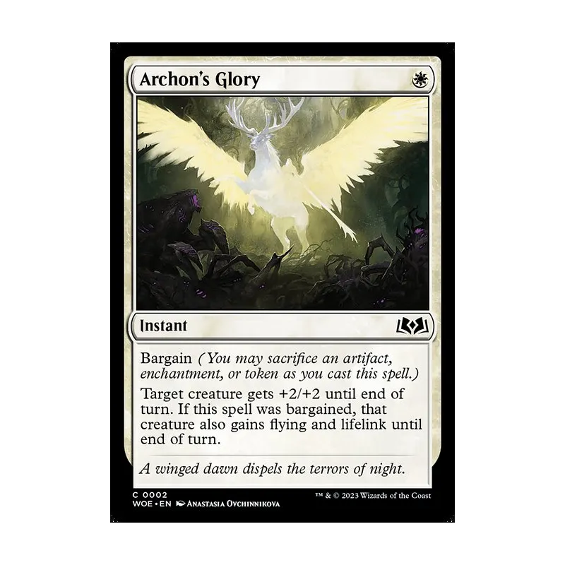 Archon's Glory - Wilds of Eldraine (Near Mint)