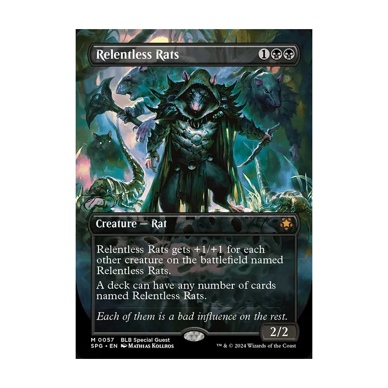 borderless mtg cards Magic: The Gathering The One Ring (Borderless Alternate) LOTR 451 Digital Heroes Search its owners graveyard Relentless Rats | Special Guests