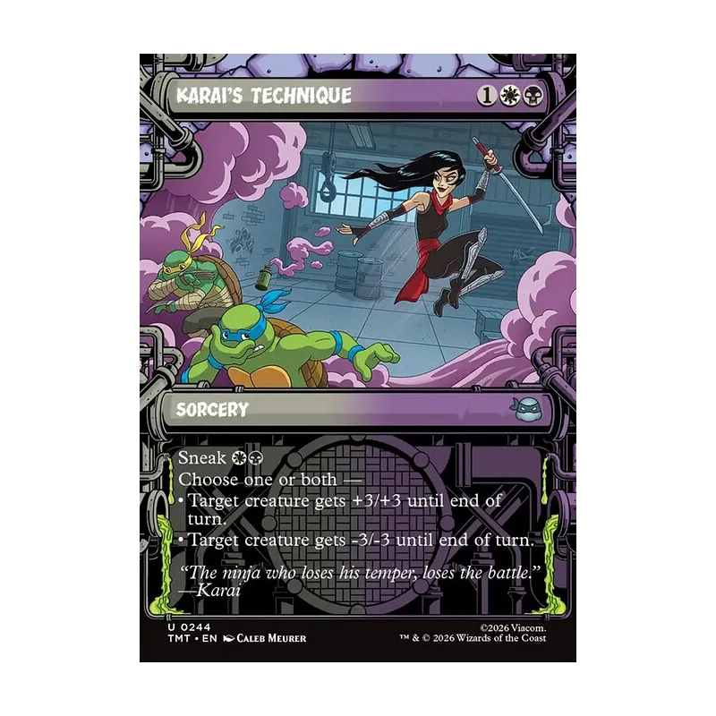 Karai's Technique (Showcase) - Teenage Mutant Ninja Turtles (Near Mint)