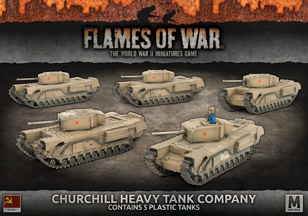 Flames of War WW2: Soviet - Churchill Heavy Tank Company