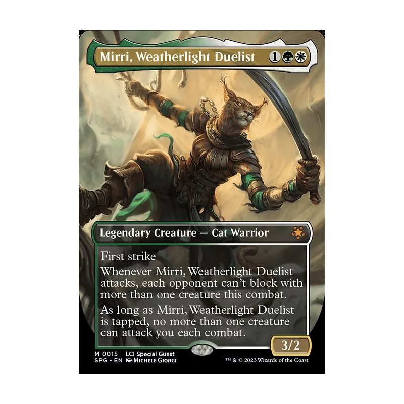 Mirri, Weatherlight Duelist (Borderless) - Special Guests (Near Mint)