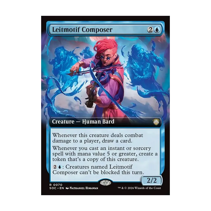 Leitmotif Composer (Extended Art) - Secrets of Strixhaven Commander (Near Mint)
