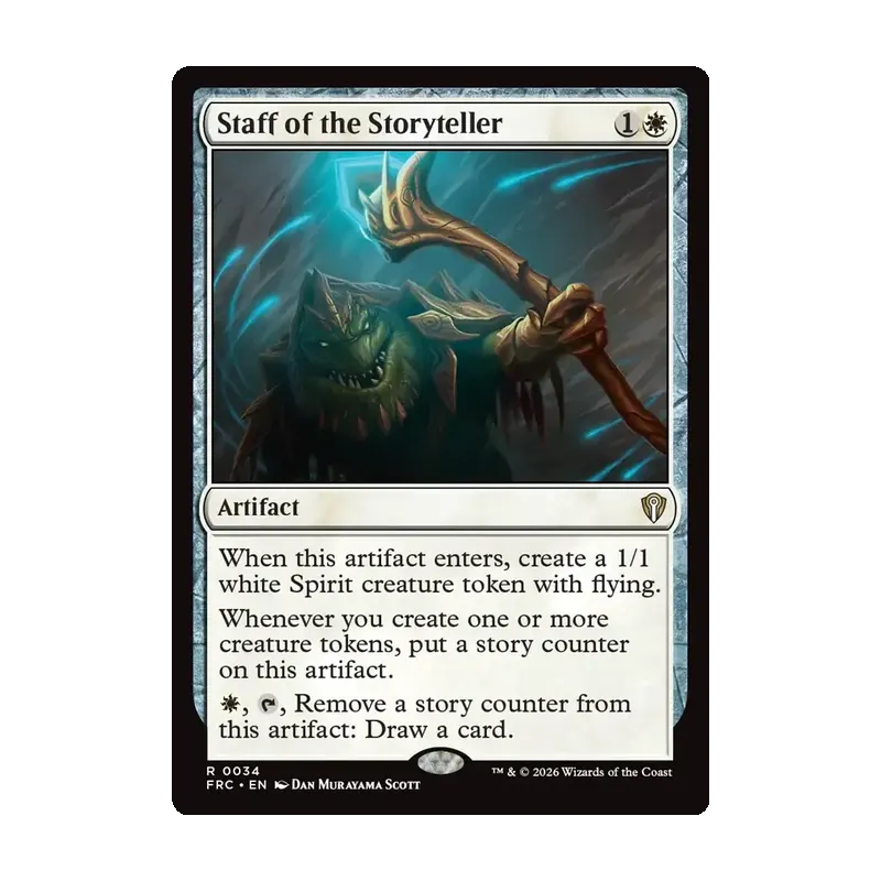 Staff of the Storyteller - Reality Fracture Commander (Near Mint)