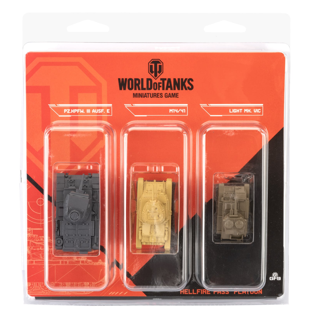 World of Tanks: German - Hellfire Pass Tank Platoon (Panzer III E, Light Mk VI, M14/41) (Preorder)