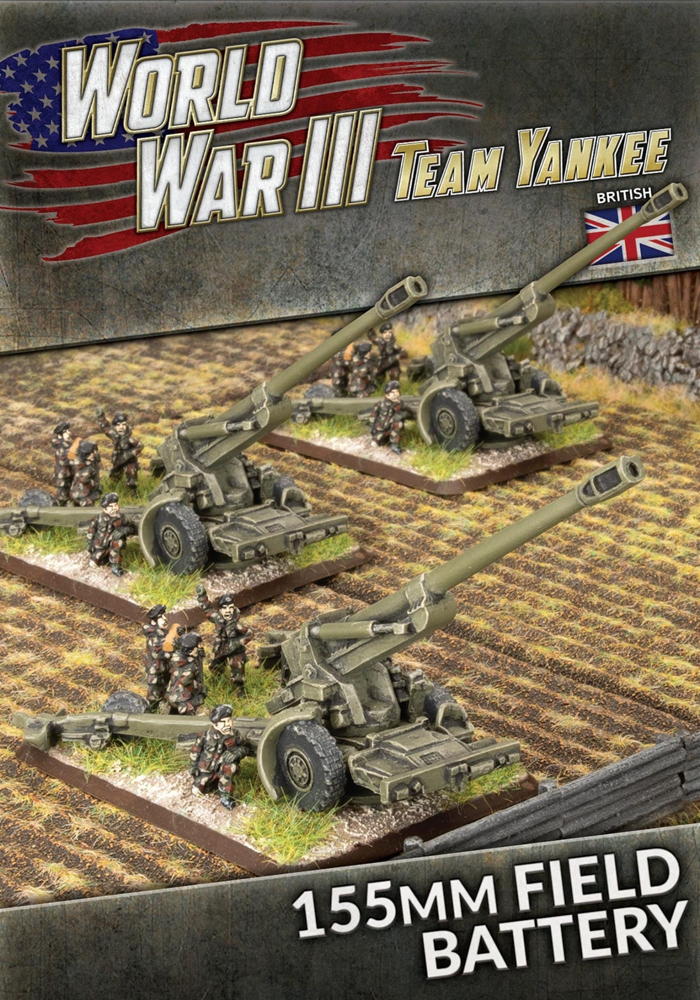WWIII Team Yankee: British - 155mm Field Battery (Preorder)
