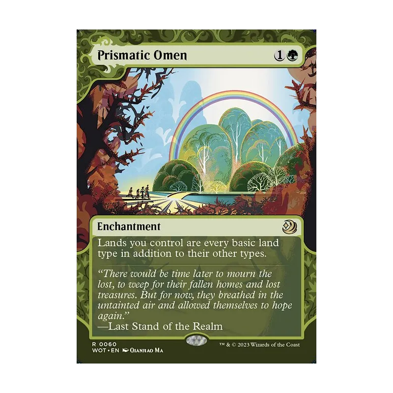 Prismatic Omen - Wilds of Eldraine: Enchanting Tales (Near Mint)