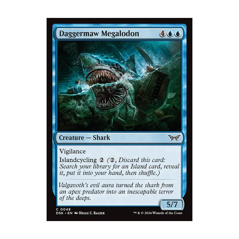 Daggermaw Megalodon - Duskmourn: House of Horror (Near Mint)