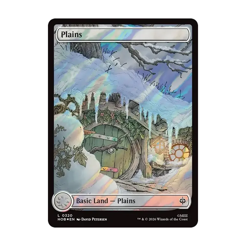 Plains (0320) (Surge Foil) - The Hobbit (Foil Near Mint)