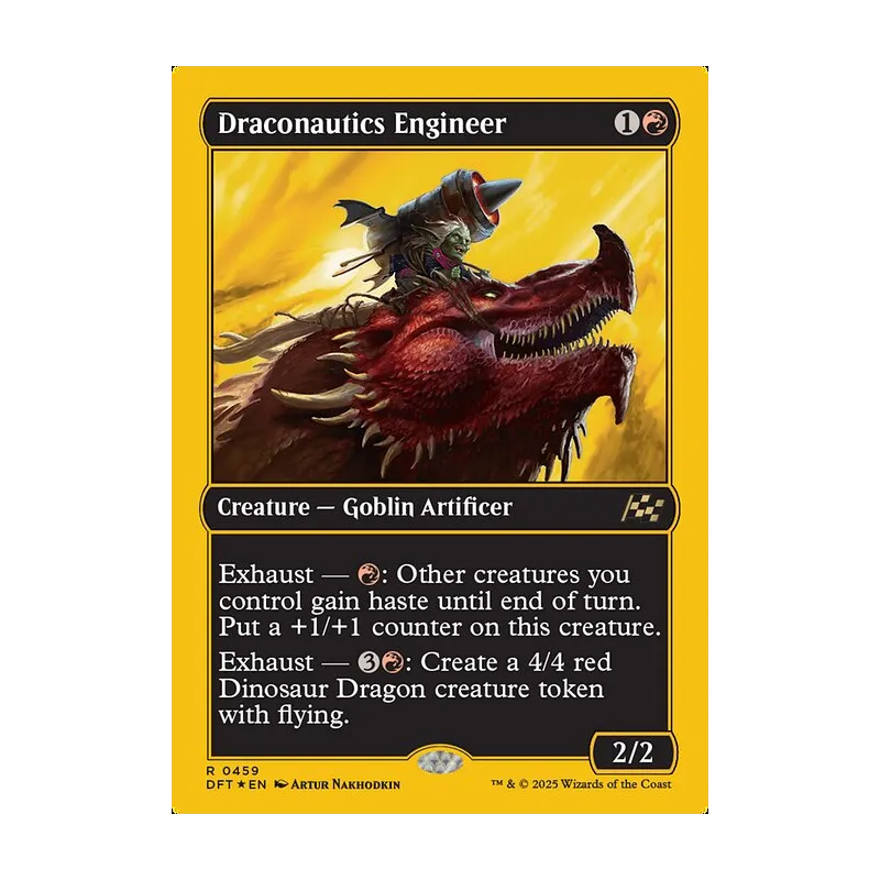 Draconautics Engineer (First-Place Foil) - Aetherdrift (Foil Near Mint)