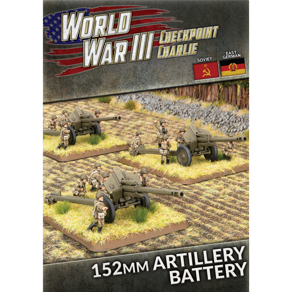 WWIII Team Yankee: Soviet/West German - 152mm Artillery Battery (Preorder)