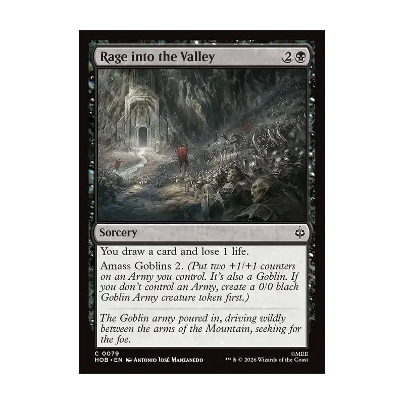 Rage into the Valley - The Hobbit (Near Mint)