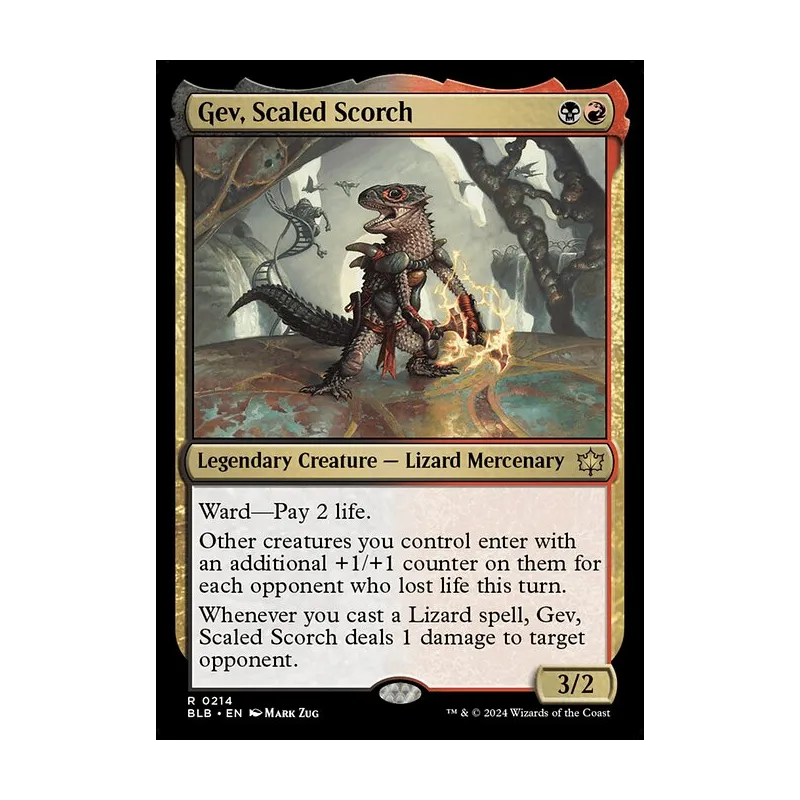 Gev, Scaled Scorch - Bloomburrow (Near Mint)