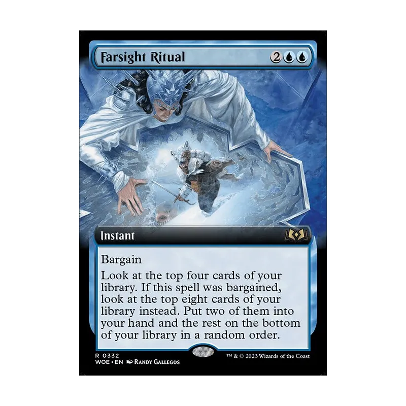 Farsight Ritual (Extended Art) - Wilds of Eldraine (Near Mint)