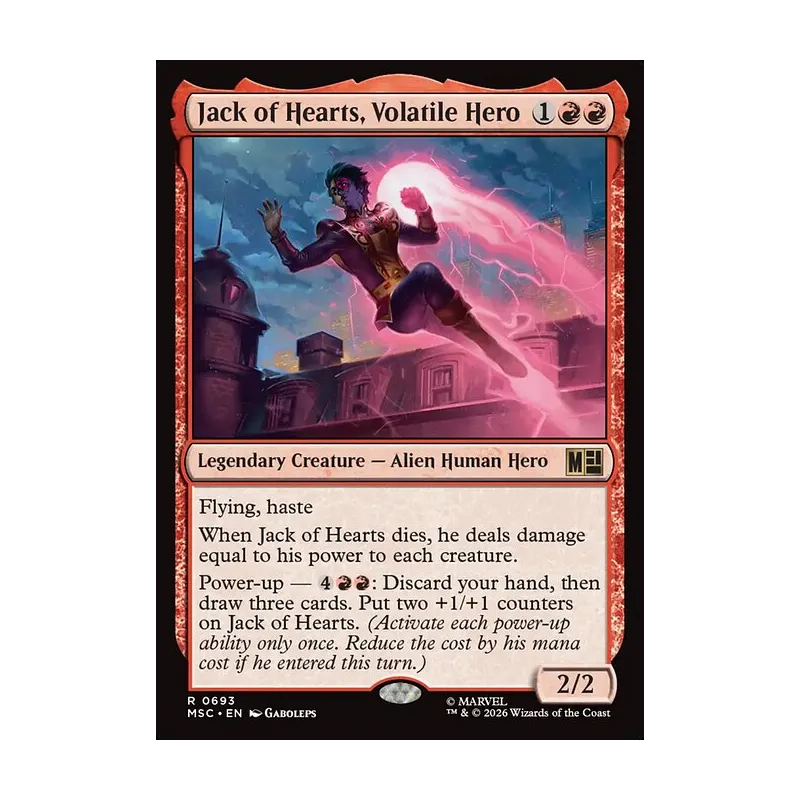 Jack of Hearts, Volatile Hero | Marvel Super Heroes MTG