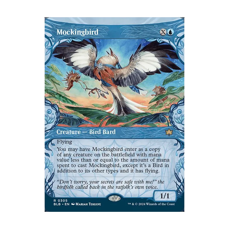 Mockingbird (Showcase) - Bloomburrow (Near Mint)