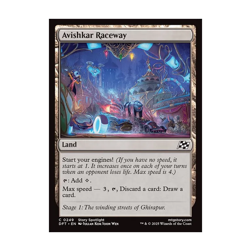 Avishkar Raceway - Aetherdrift (Foil Near Mint)