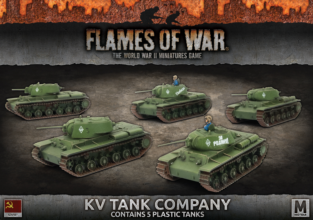 Flames of War WW2: Soviet - KV Tank Company