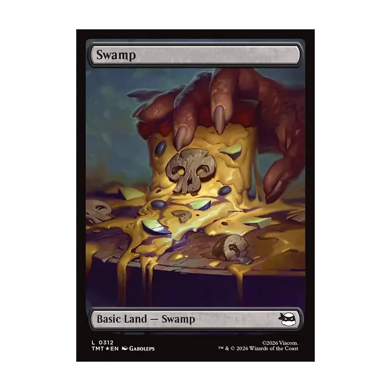 Swamp (0312) (Surge Foil) - Teenage Mutant Ninja Turtles (Foil Near Mint)